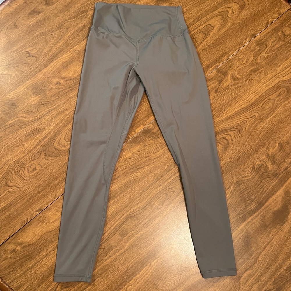 Lululemon‎ Womens High Rise Full Length Athletic Leggings Grey Size 4